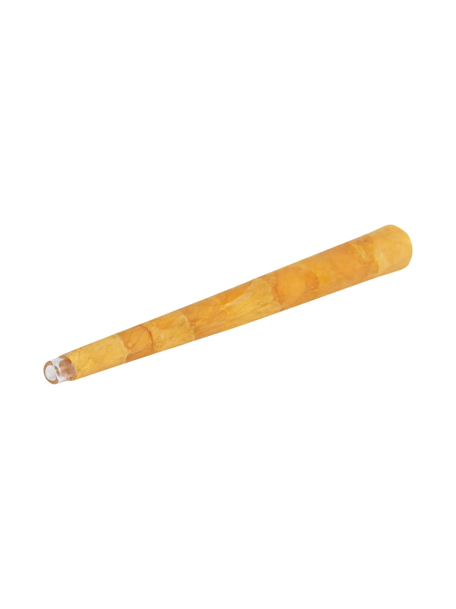 HAND ROLLED GLASS TIPS CONE - YELLOW ROSE PETALS - BOX OF 150 CONES - Image 2