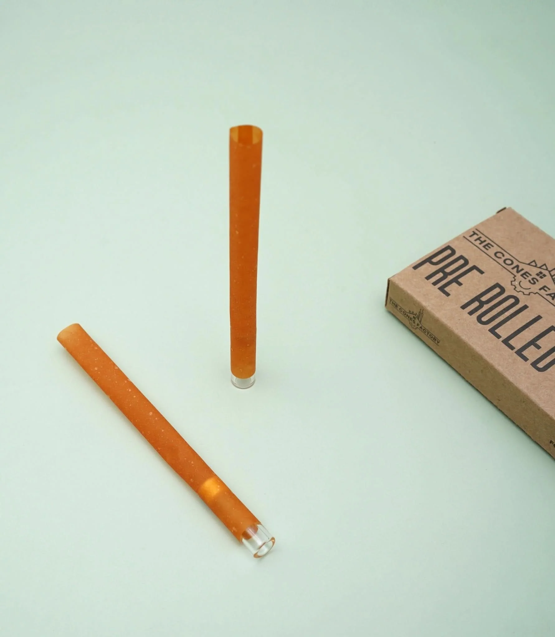 109mm King Size Goji Berry Wrap Orange Glass Filter 11mm Dia Tubes - Image 4
