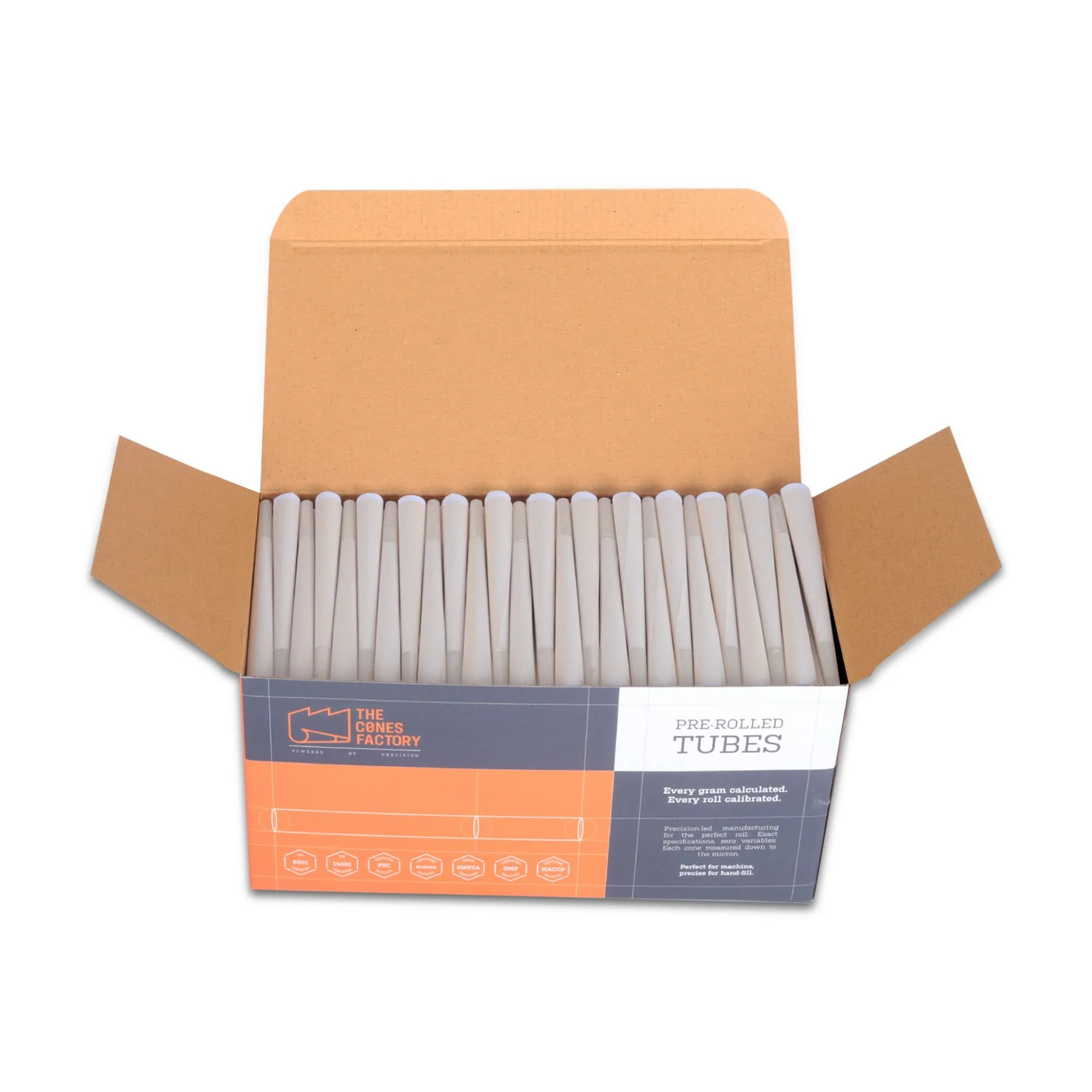 109mm King Size 100% Organic Hemp Paper Conical Glass Filter Cones