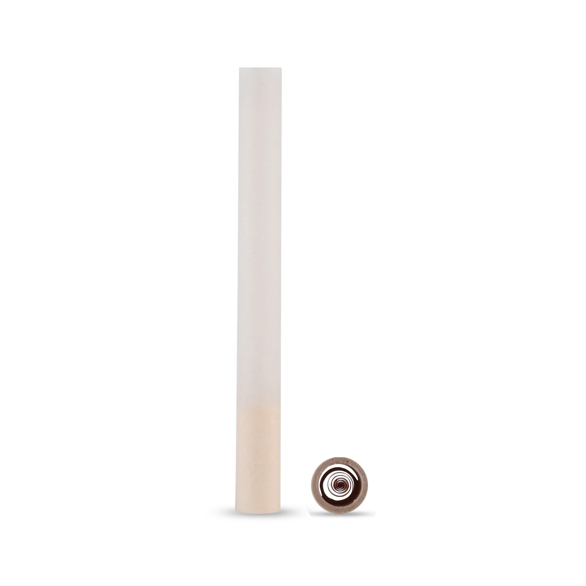 84mm (1-1/4) 100% Organic Hemp Paper Wood Filter Cylindrical 11mm Dia Tubes - Image 2