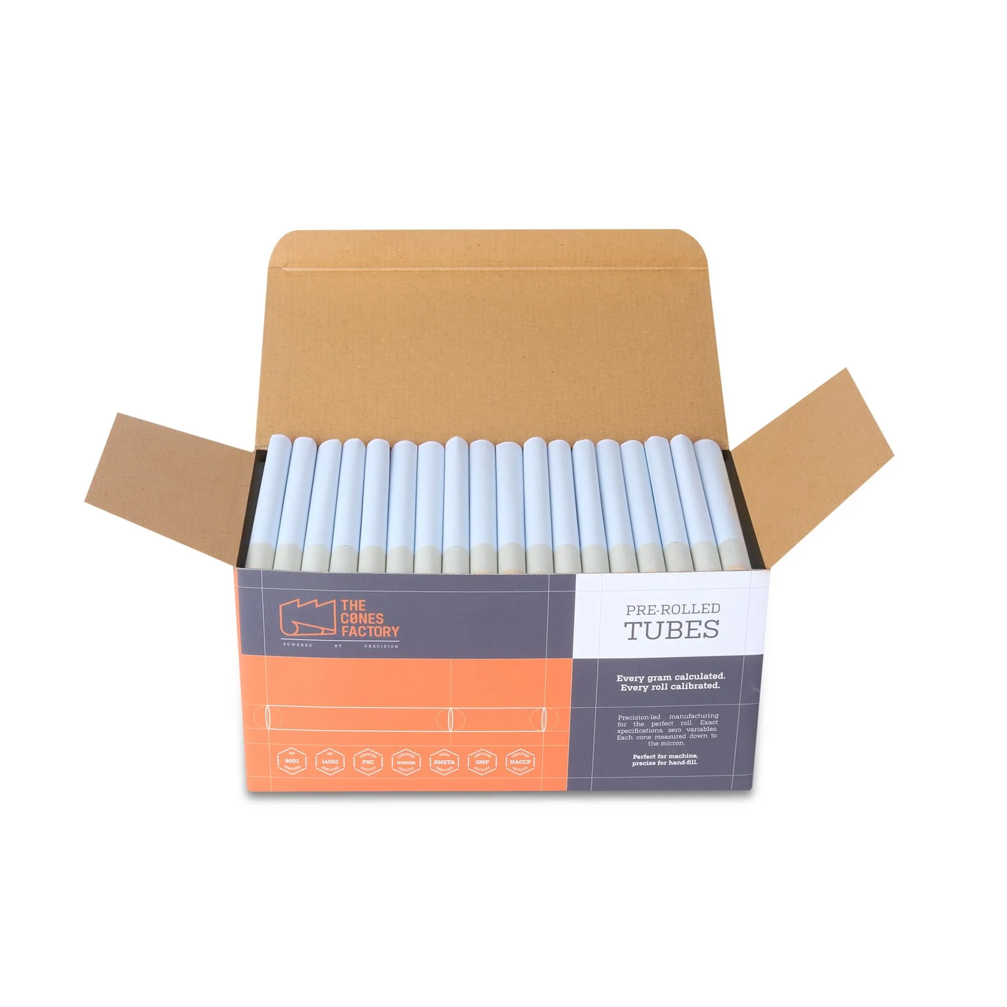 109mm King Size Blue Paper Wood Filter Cylindrical 9mm Dia Tubes