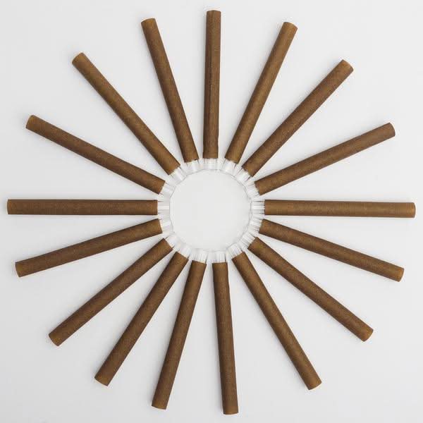 109mm King Size Brown Hemp Wrap Blunt Glass Filter 11mm Dia Tubes - Image 3
