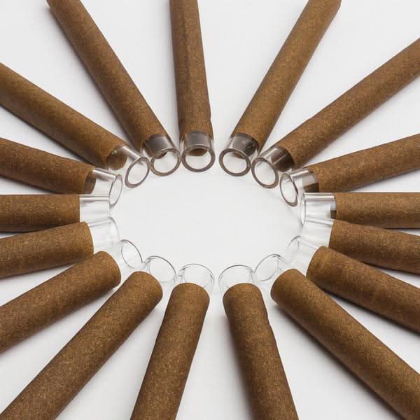109mm King Size Brown Hemp Wrap Blunt Glass Filter 11mm Dia Tubes - Image 4