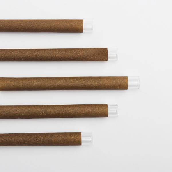 109mm King Size Brown Hemp Wrap Blunt Glass Filter 11mm Dia Tubes - Image 5