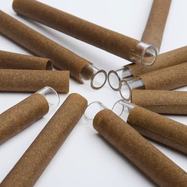 109mm King Size Brown Hemp Wrap Blunt Glass Filter 11mm Dia Tubes - Image 7