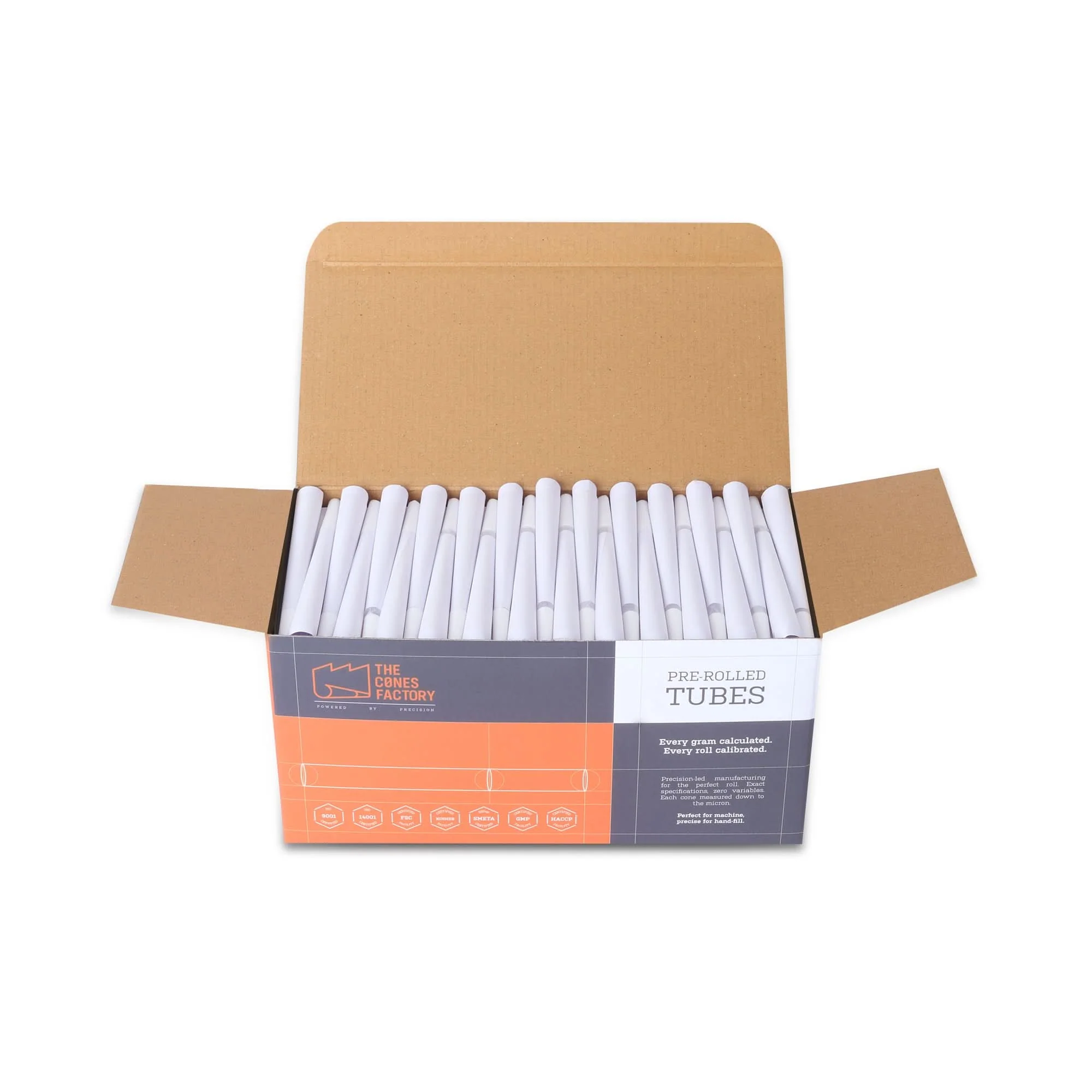 98mm Standard French White Paper Conical Ceramic Filter Cones