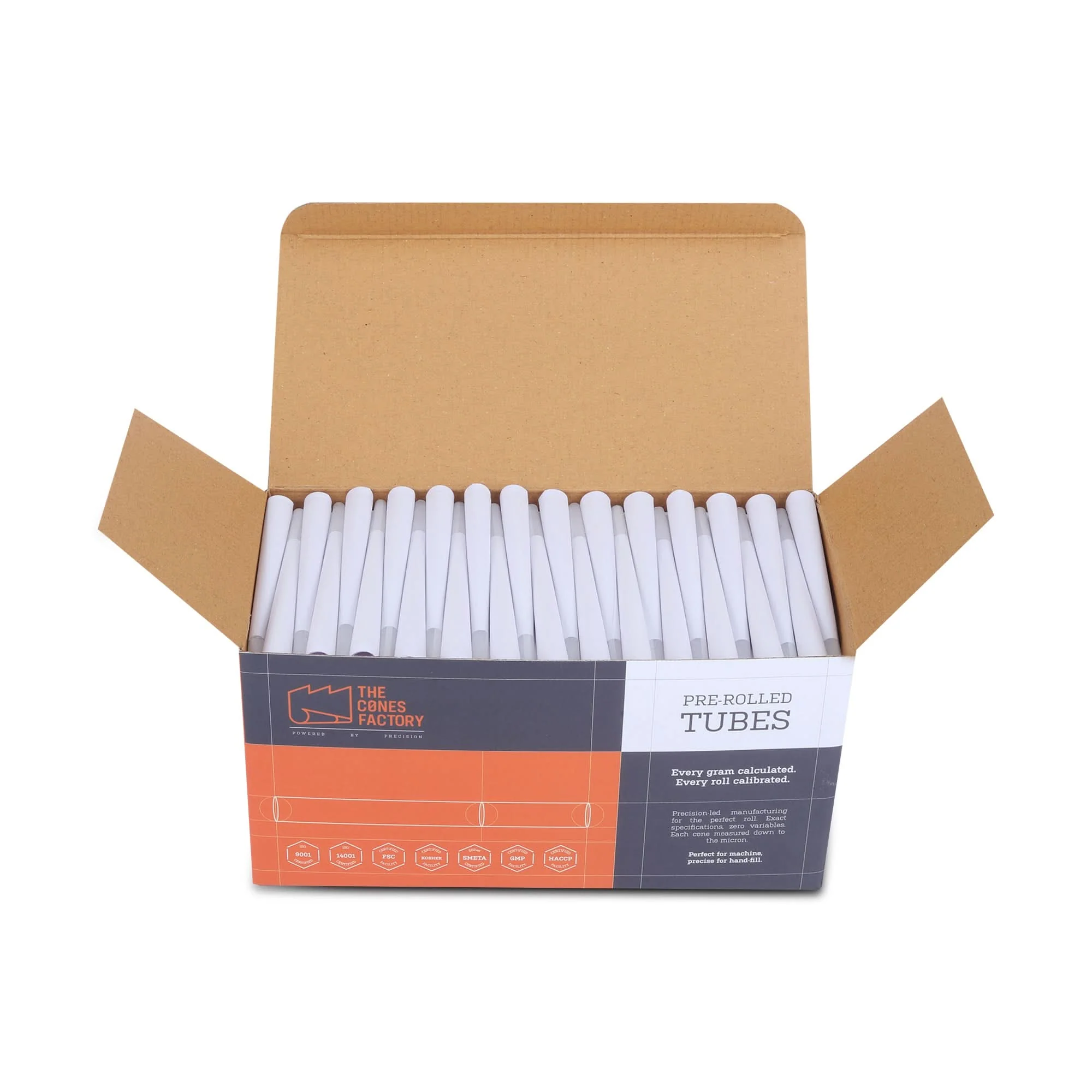 98mm Standard French White Paper Conical Glass Filter Cones
