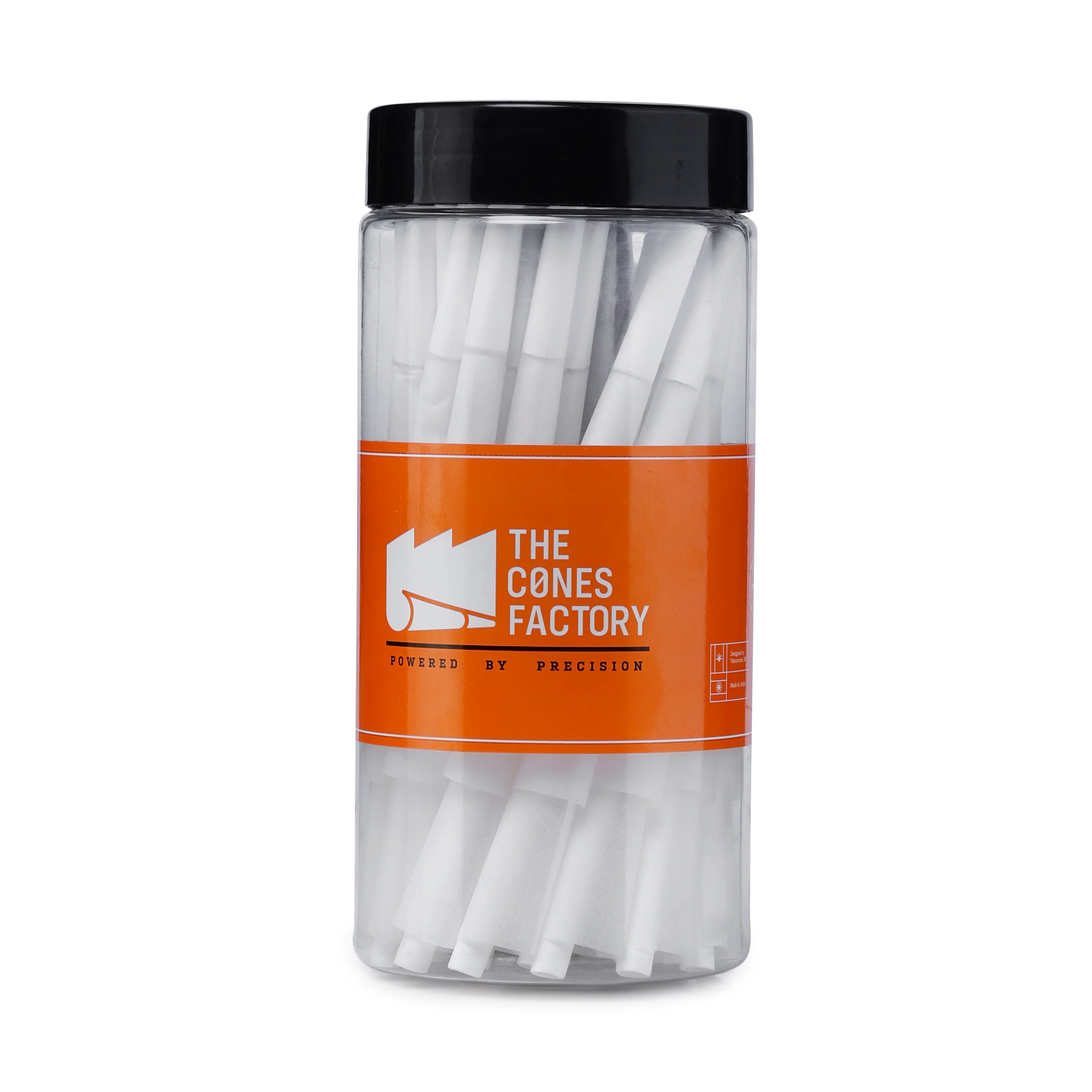 109mm King Size French White Paper MW Filter Cones Jars - Image 3