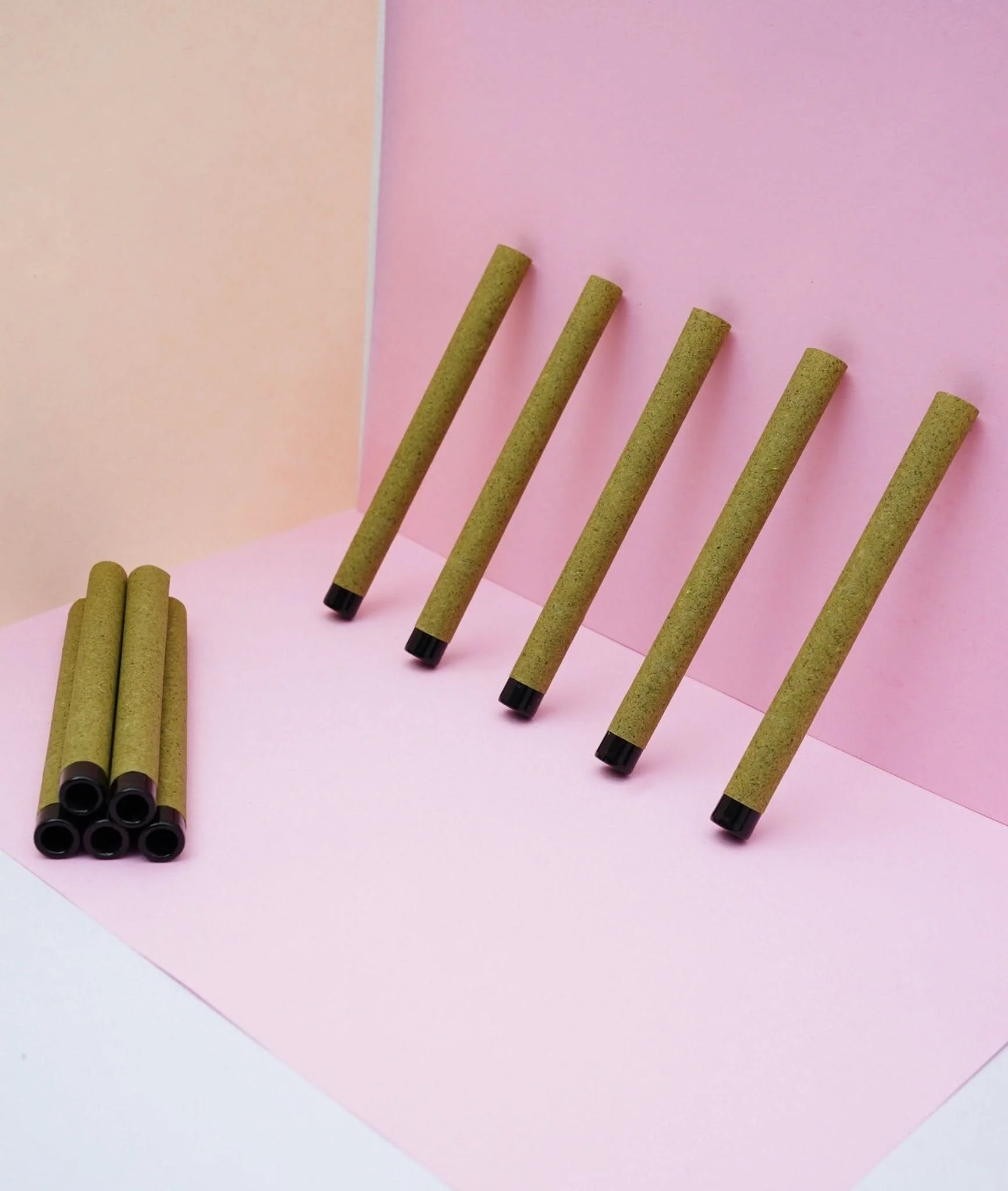 109mm King Size Green Hemp Wrap Blunt Ceramic Filter 9mm Dia Tubes - Image 5