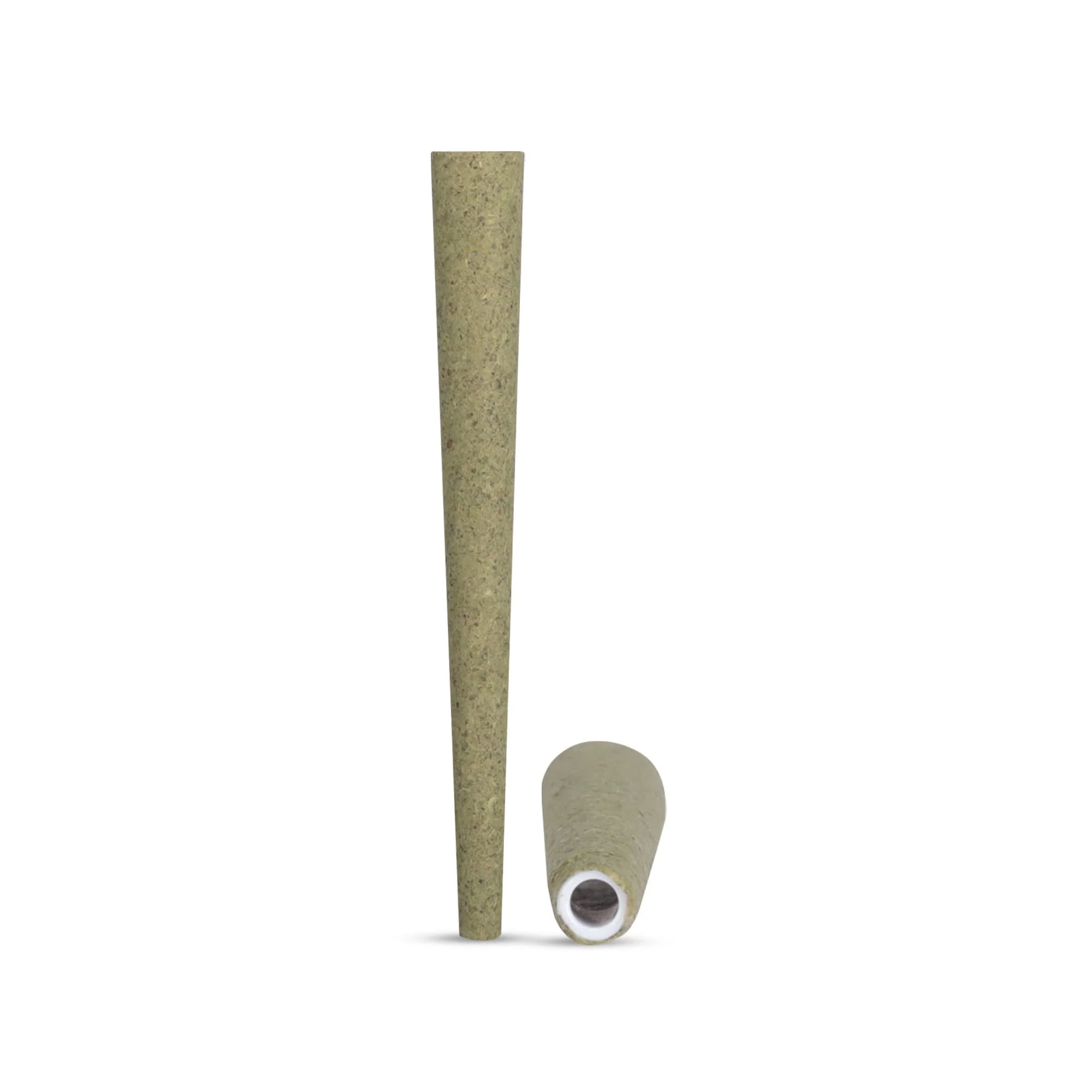109mm King Size Green Hemp Wrap Blunt Conical Ceramic Filter Cones - Image 2