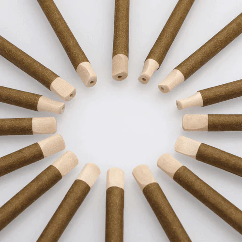 109mm King Size Brown Hemp Wrap Blunt Wood Filter Pinched 9mm Dia Tubes - Image 3
