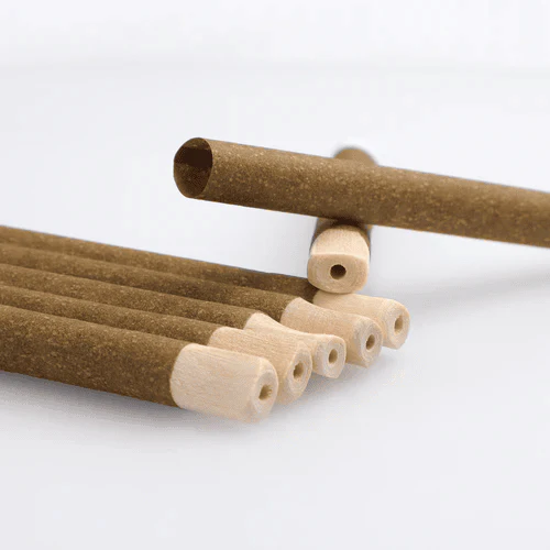 109mm King Size Brown Hemp Wrap Blunt Wood Filter Pinched 9mm Dia Tubes - Image 4