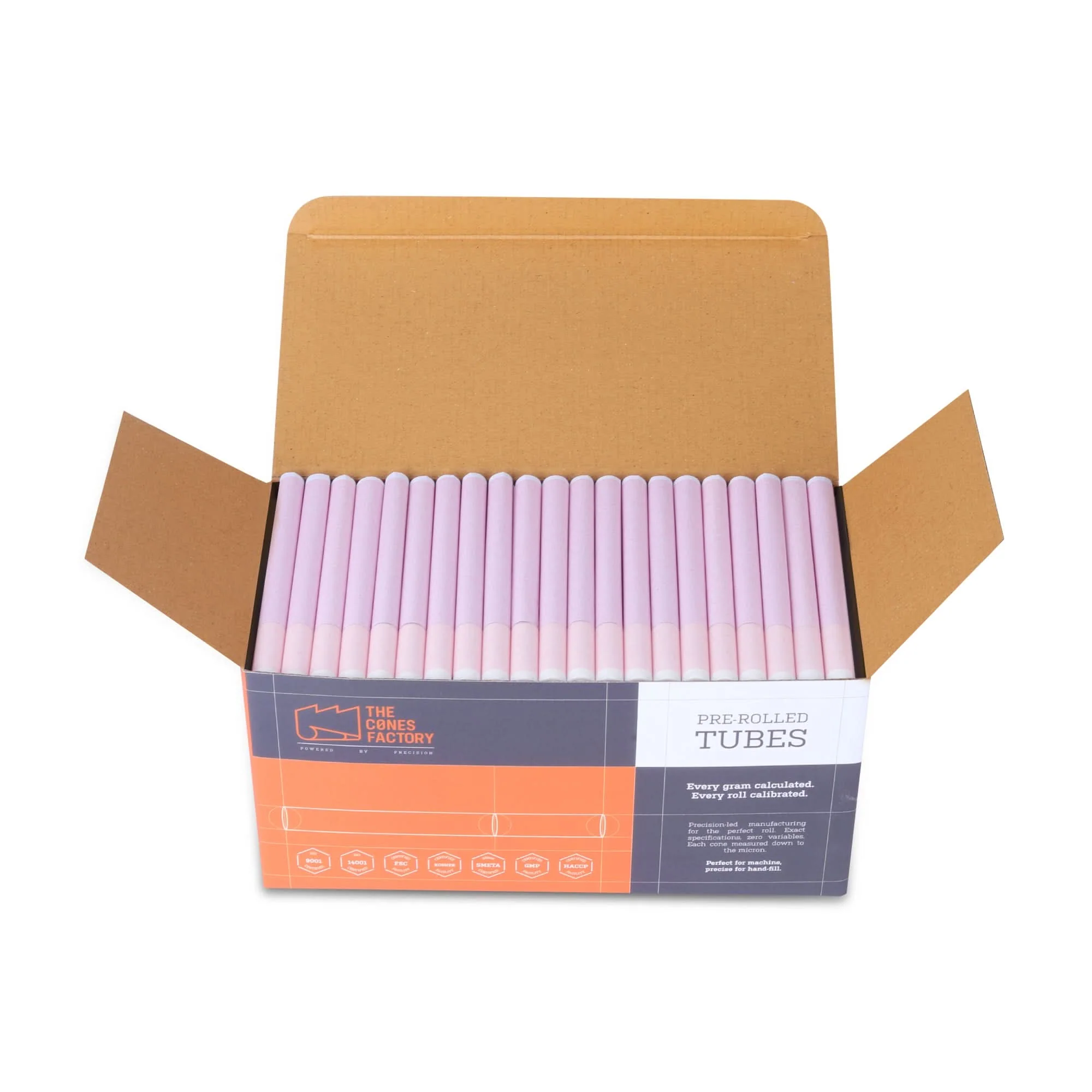 98mm Standard Pink Paper Ceramic Filter 11mm Dia Tubes