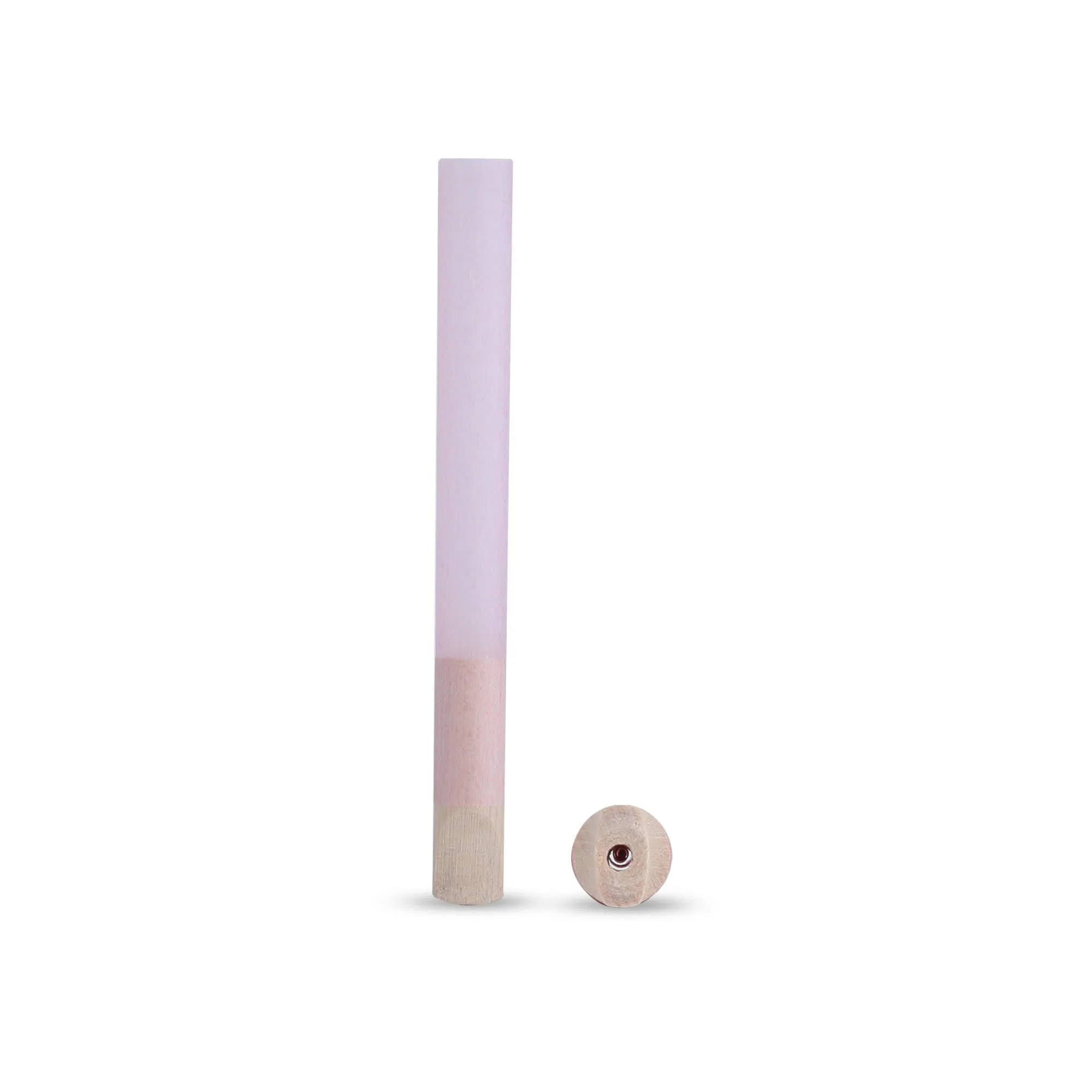 109mm King Size Pink Paper Wood Filter Pinched 9mm Dia Tubes - Image 2