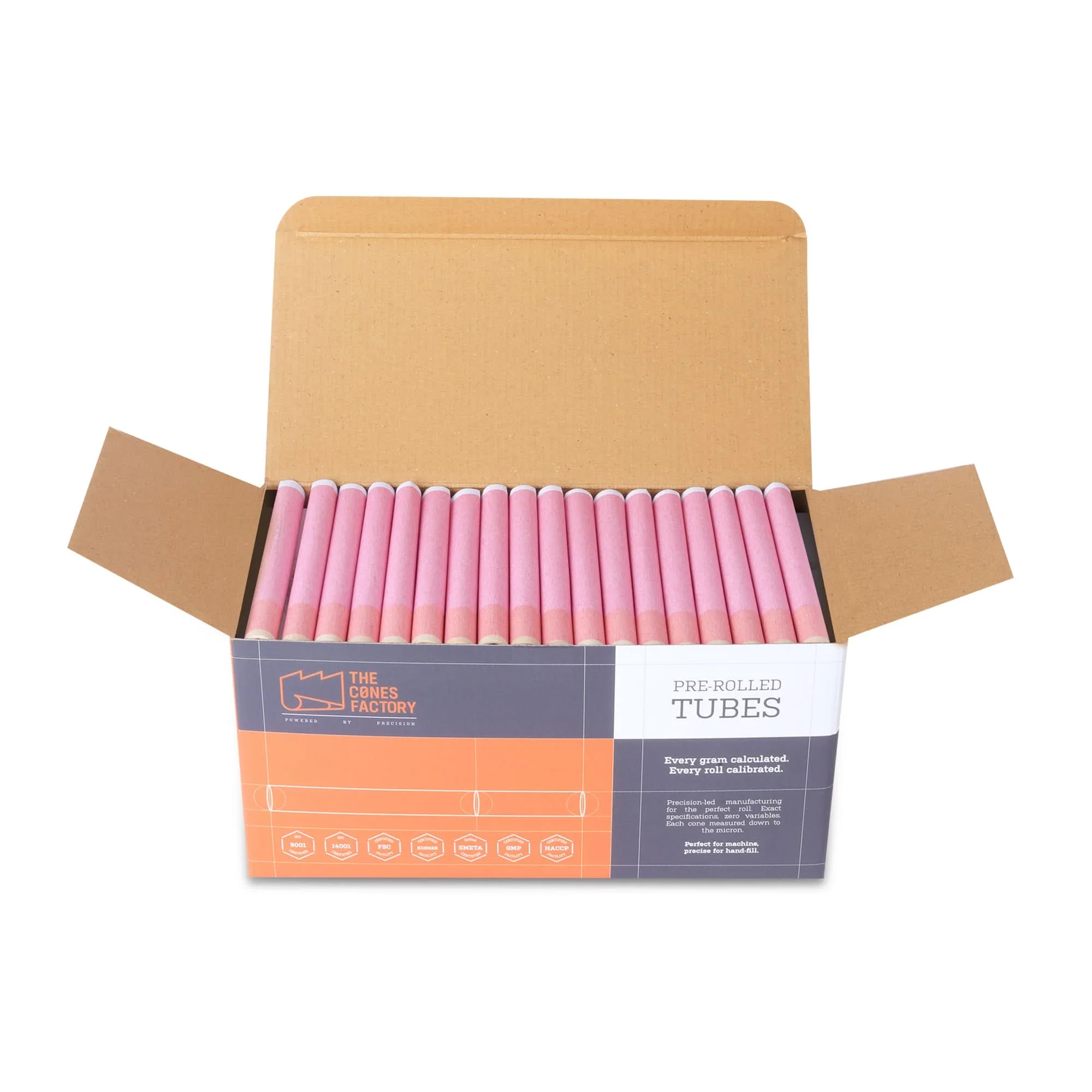 70mm Dogwalker Red Paper Wood Filter Cylindrical 11mm Dia Tubes