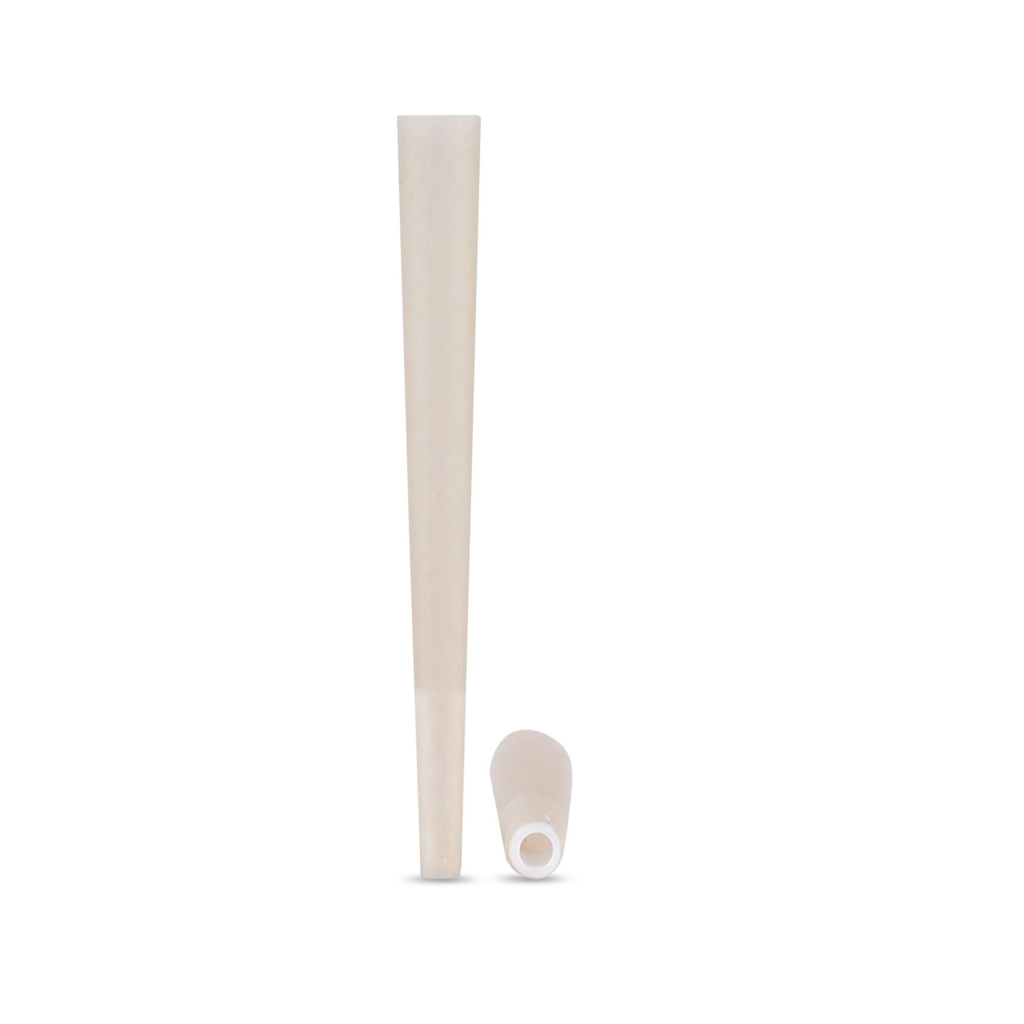 84mm (1-1/4) Unrefined Brown Paper Conical Ceramic Filter Cones - Image 2