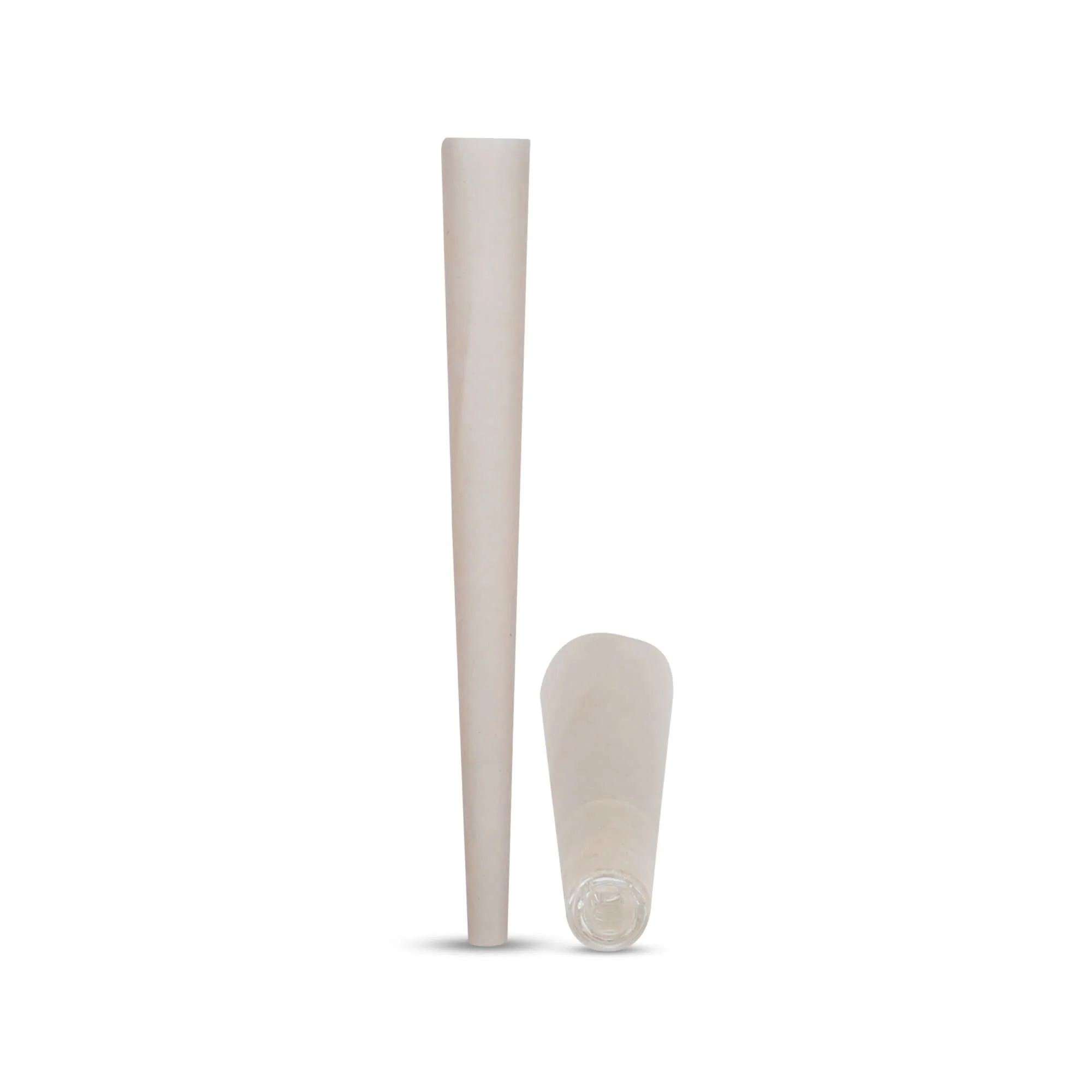 84mm (1-1/4) Unrefined Brown Paper Conical Glass Filter Cones - Image 2