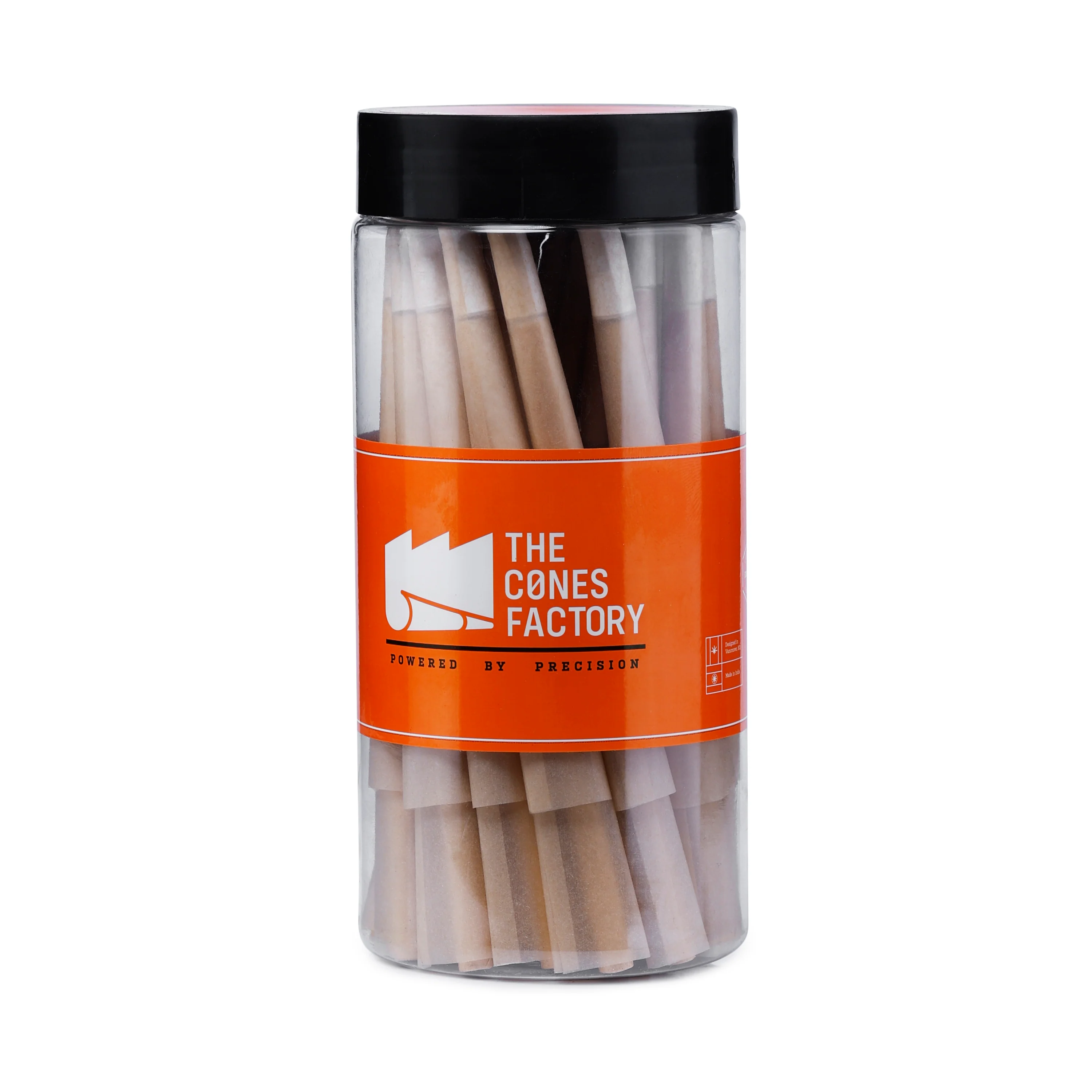 109mm King Size Unrefined Brown Paper MW Filter Cones Jars - Image 3