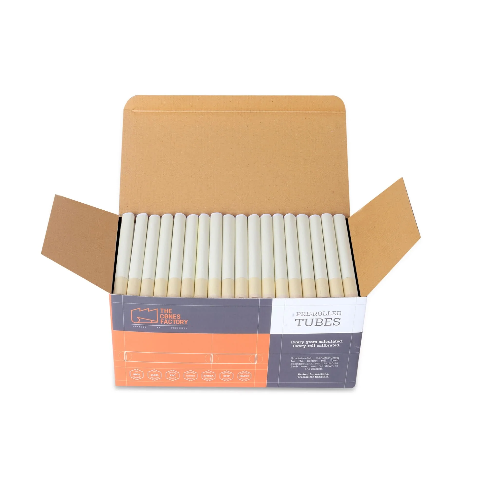 109mm King Size Yellow Paper Wood Filter Cylindrical 9mm Dia Tubes