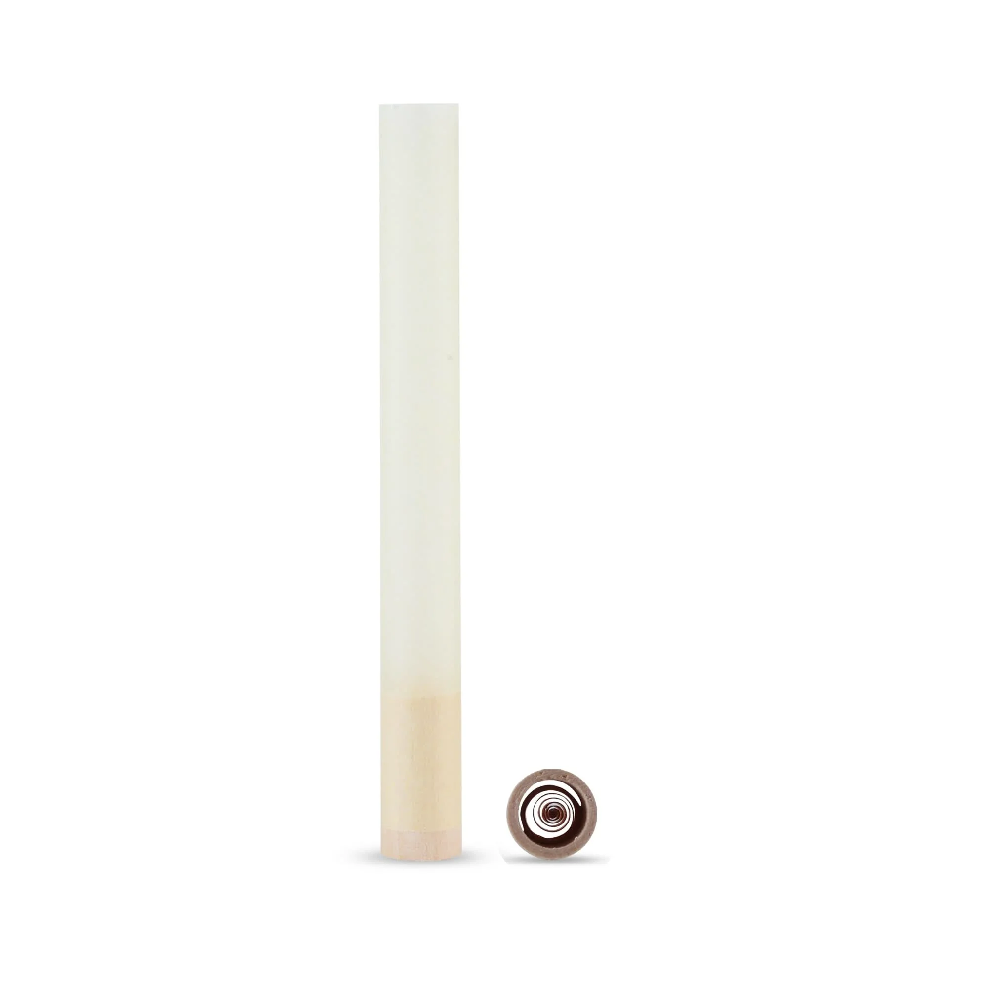 109mm King Size Yellow Paper Wood Filter Cylindrical 9mm Dia Tubes - Image 2
