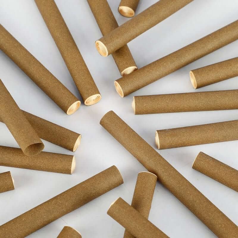 84mm (1-1/4) Brown Hemp Wrap Blunt Spiral Filter (Paper) 9mm Dia Tubes - Image 3