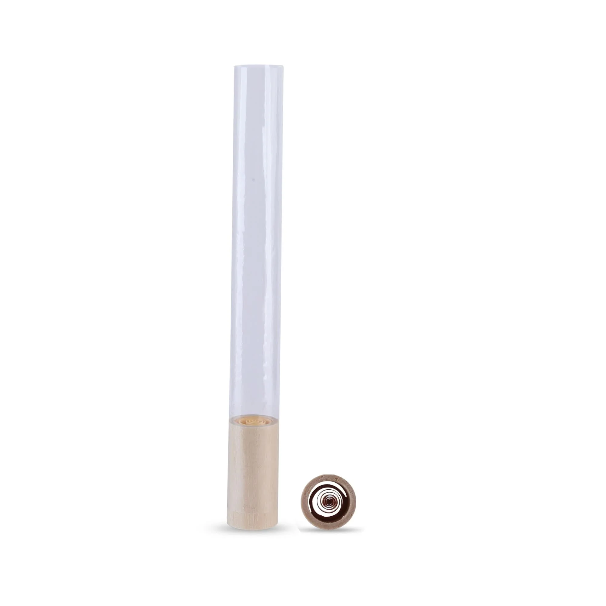 Cosmic Clear Tubes - Cylindrical Wood Filter - Dia 9mm 170 Tubes/Pack - Image 2