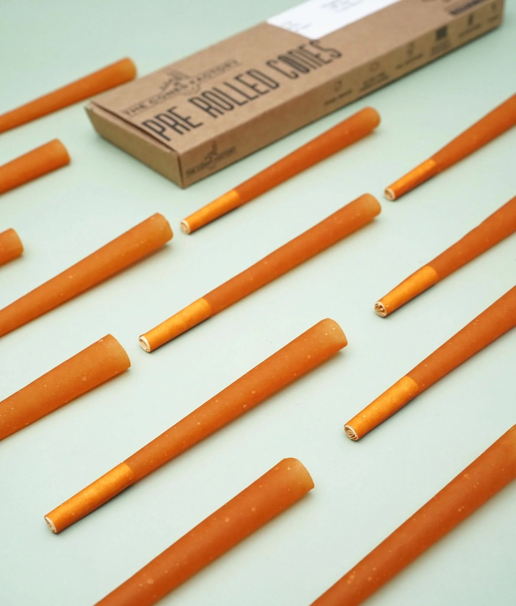 109mm King Size Goji Berry Wrap Orange MW Filter Cones - Image 5